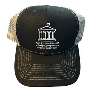 If you give them power to feed you/power to starve you- Snapback Hat- Brand New!